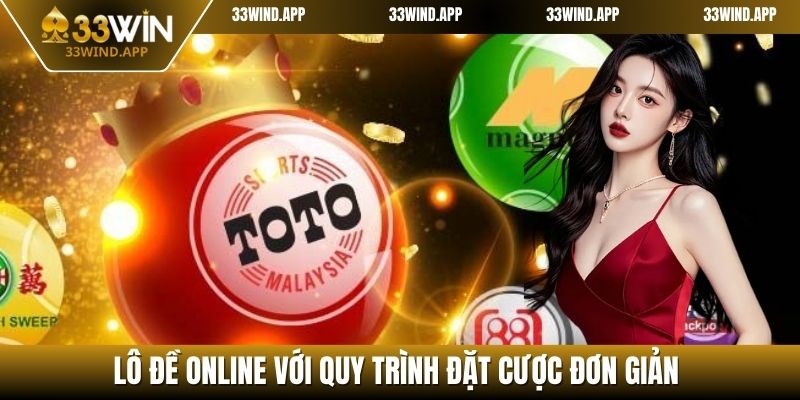 Lô đề online với quy trình đặt cược đơn giản